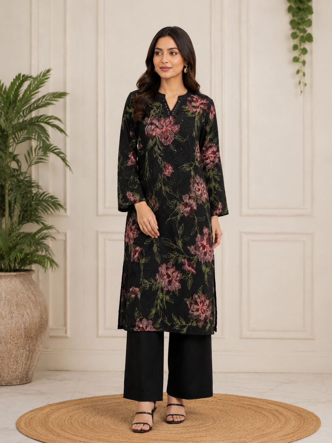 Breeze Karandi Embroidered Suit,