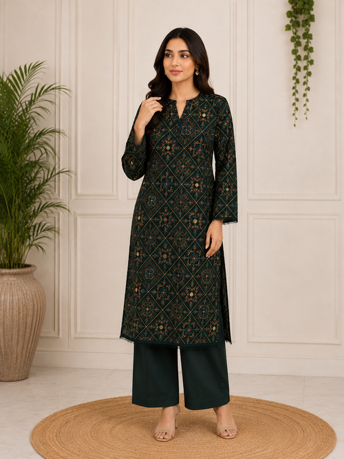 Breeze Karandi Embroidered Suit