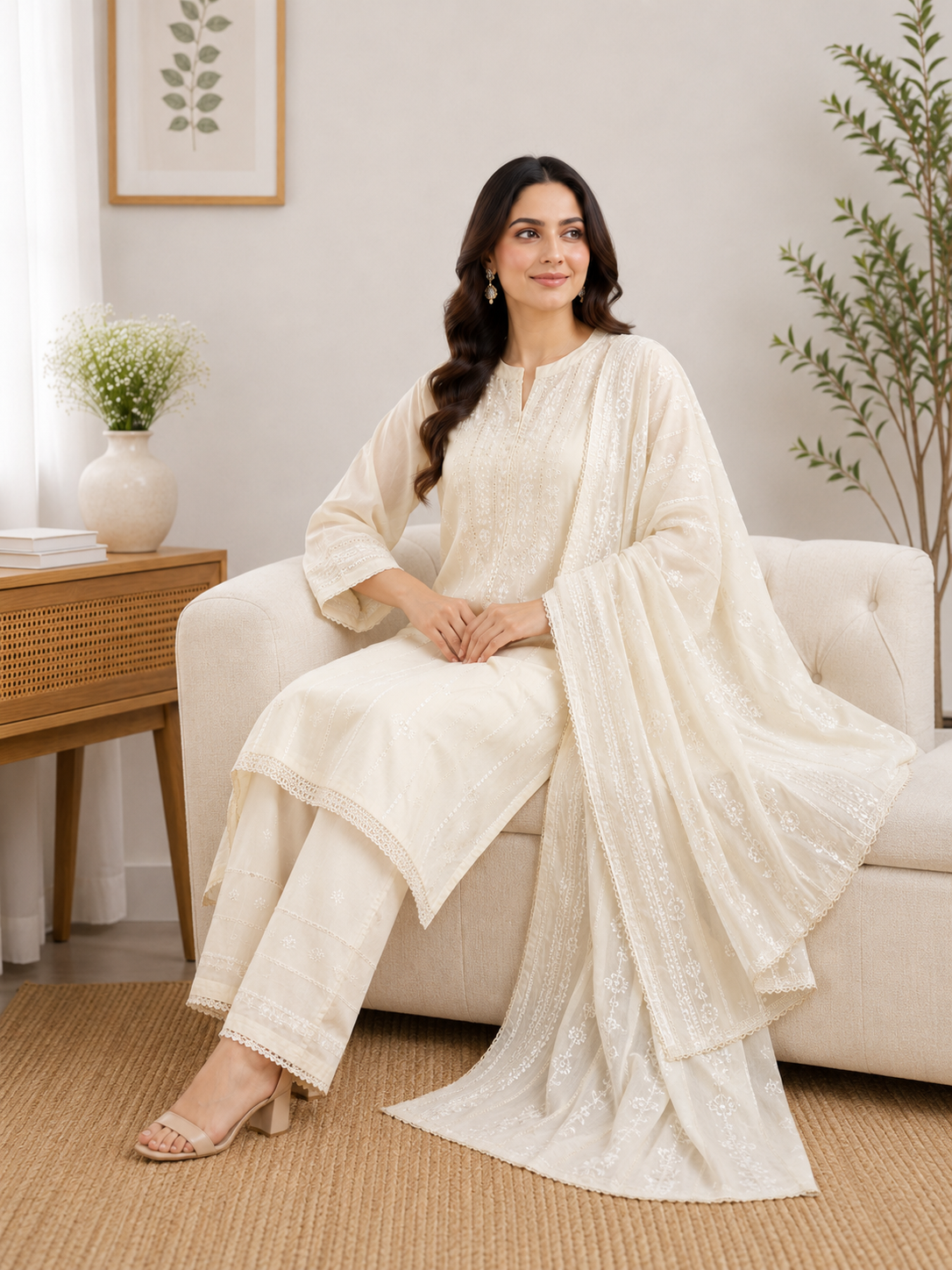 Breeze Lawn 3-Piece Ready-to-Wear Suit