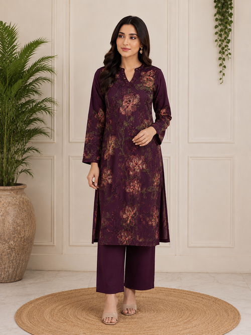 Breeze Karandi Embroidered 2-Piece Suit